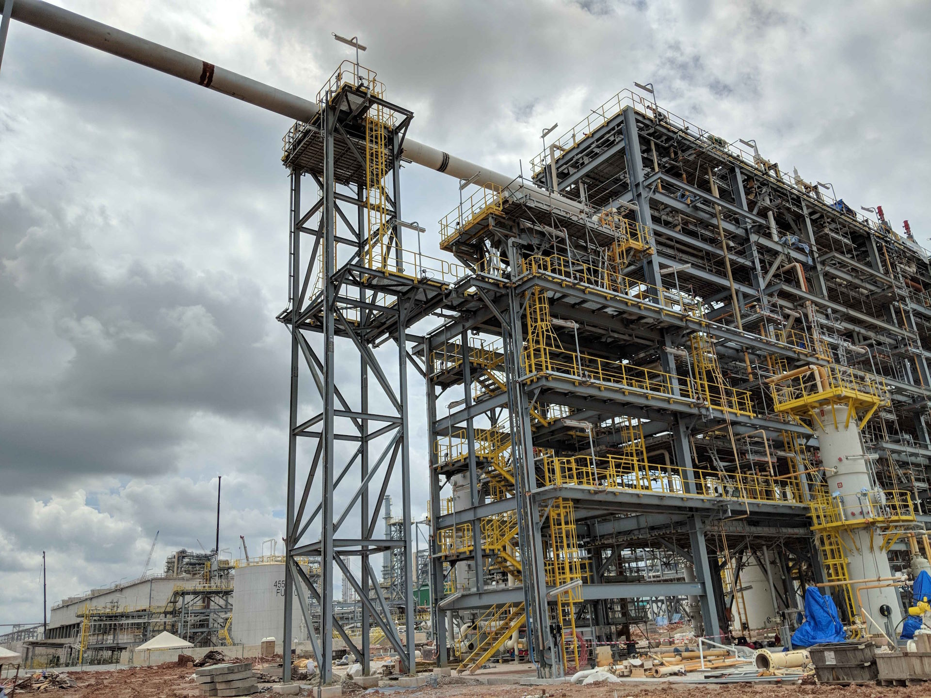 Oil & Gas Petrochemical complex under construction